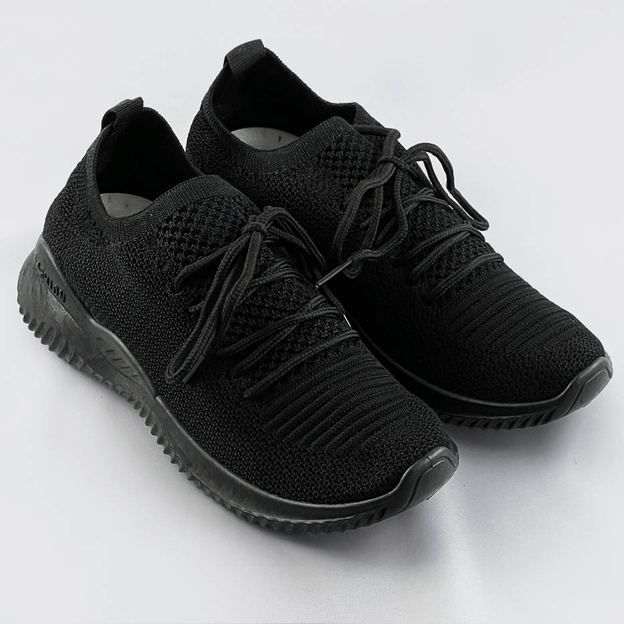 LEKKIE BUTY SPORTOWE DAMSKIE CZARNE (XA052)