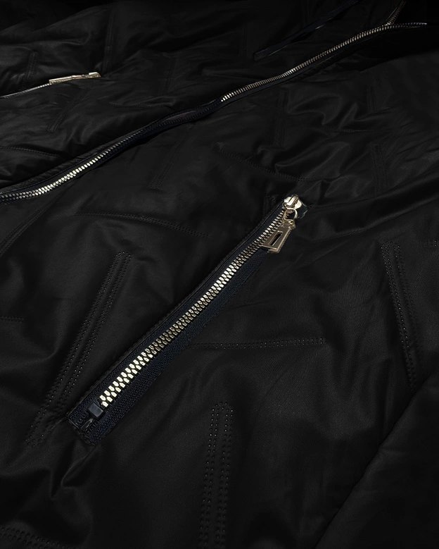 Lekka kurtka damska z odpinanym kapturem S'West czarna (B8371-1)