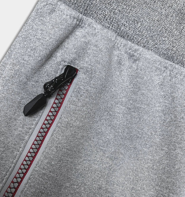 Sportowe spodenki męskie jasne szare (8K298-2)