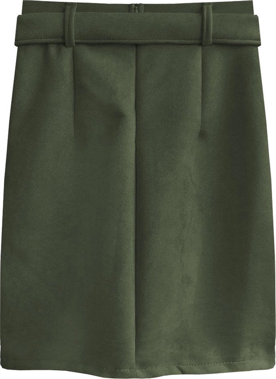 DRAPOWANA SPÓDNICA KHAKI (527ART)