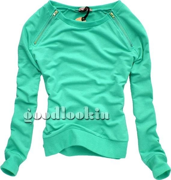 BLUZA HOT RED ON SUN ZIELONA (W-6505#)