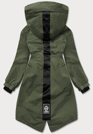 LEKKA DAMSKA PARKA ZIELONA (B9786-11)