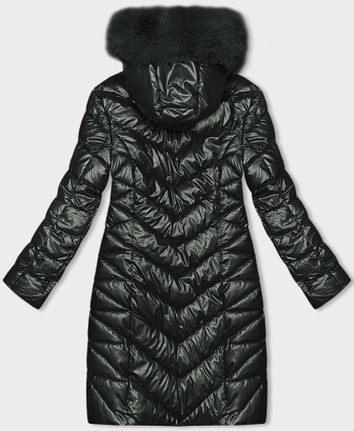 Pikowana zimowa kurtka damska J Style army (16M9100-136)