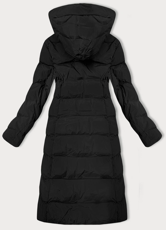 Gruba zimowa kurtka damska J Style czarna (5M3233-392)