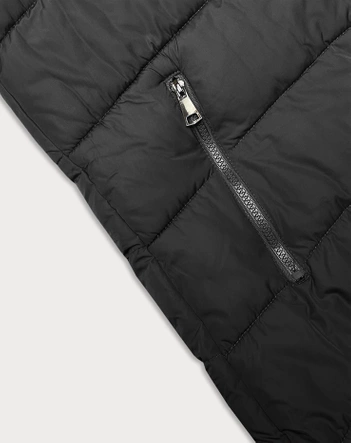 Zimowa kurtka damska z kapturem J Style grafitowa (16M9126-105)