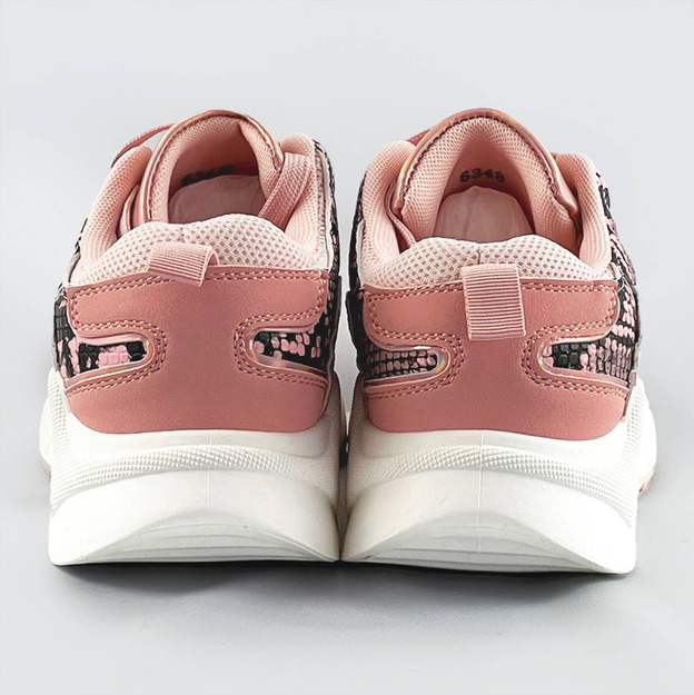Sportowe buty damskie różowe (6348)