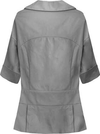 ŻAKIET Z RĘKAWEM 3/4 SZARY (319/1ART)