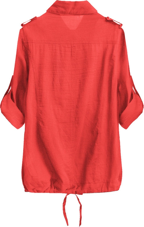 BAWEŁNIANA KOSZULA CZERWONA (1010)