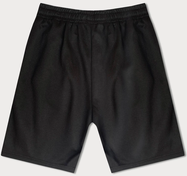 Krótkie spodenki męskie czarne (8K933-3)