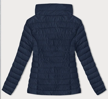 Przejściowa pikowana kurtka damska granatowa (16M9109-215)