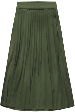 PLISOWANA SPÓDNICA MIDI KHAKI (140ART)