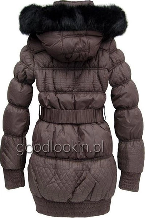 KURTKA ZIMOWA GO-START CZEKOLADOWA (6218)