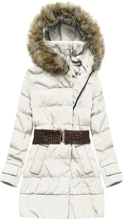 KURTKA Z KAPTUREM I PASKIEM BIAŁA (1976)