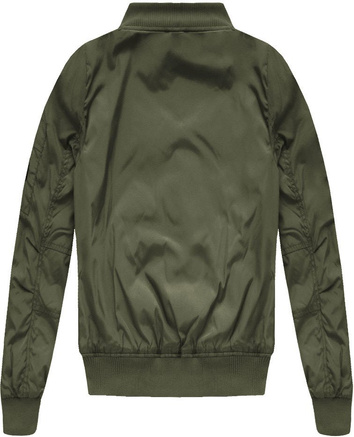 KURTKA BOMBER Z NASZYWKAMI I NITAMI ARMY (W561)