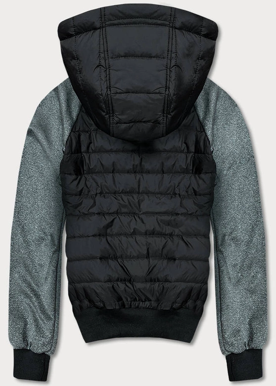 Sportowa kurtka męska czarny-grafit (8M903-392)