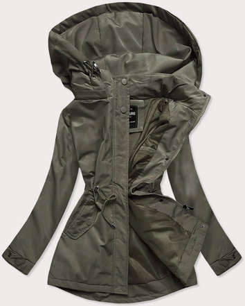 KURTKA - PARKA DAMSKA KHAKI (6853)