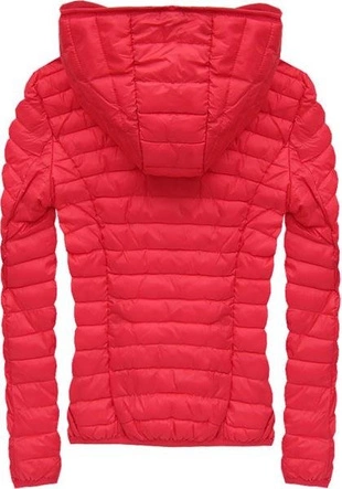 KURTKA PIKOWANA CZERWONA (B2278)
