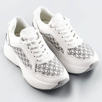 Sportowe buty damskie białe (sg-137)