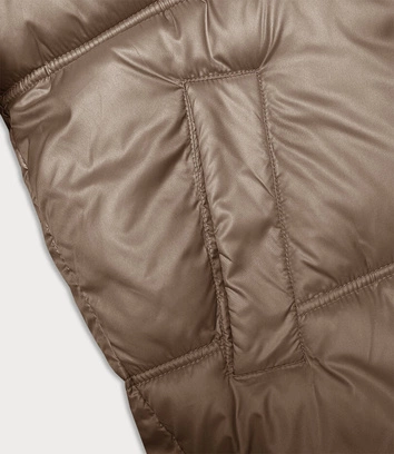 Damska kurtka fason bombki karmelowa S'west (B8190-101)