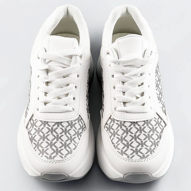 Sportowe buty damskie białe (sg-137)