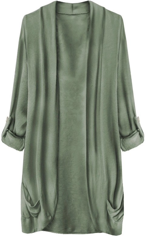 NARZUTKA Z TŁOCZONYMI KWIATAMI KHAKI (253ART)