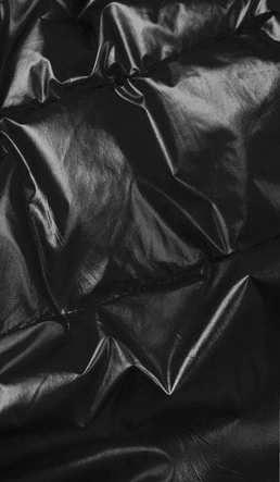 DWUSTRONNA METALICZNA KURTKA DAMSKA SREBRNO-CZARNA (GWW1908)