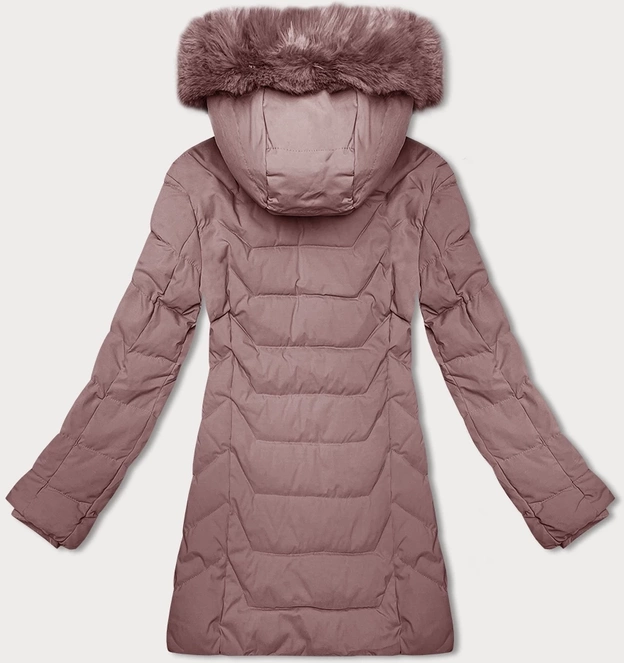 Kurtka damska z kapturem J Style różowa (16M9121-51)