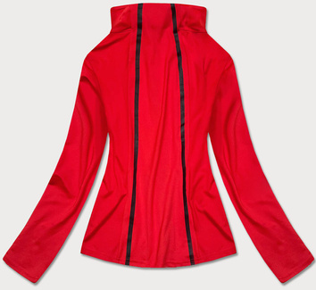Bluza damska z niską stójką czerwona (hh020-05)