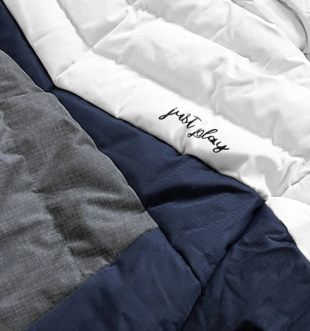 ZIMOWA KURTKA SPORTOWA DAMSKA Z KAPTUREM BIAŁO-SZARA (B2378)