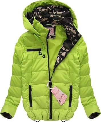 KURTKA LEKKA BOMBKA LIMONKOWA (W323)