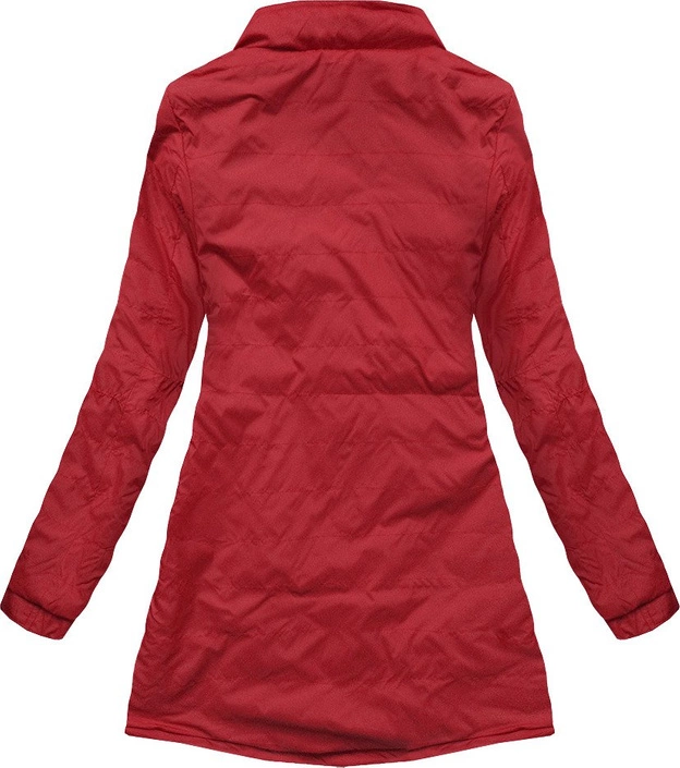 DWUSTRONNA PARKA Z KAPTUREM CZARNA (W645)