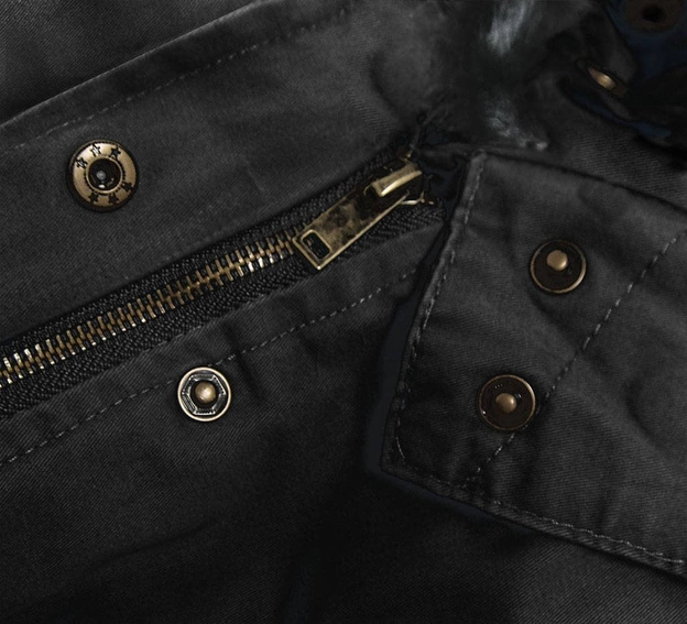 ZIMOWA PARKA DAMSKA CZARNA (D-213)