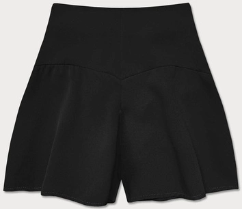 ELEGANCKIE SZORTY Z WYSOKIM STANEM CZARNE (10101)