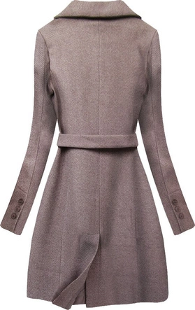 ELEGANCKI PŁASZCZ JASNO-BRĄZOWY (2717)