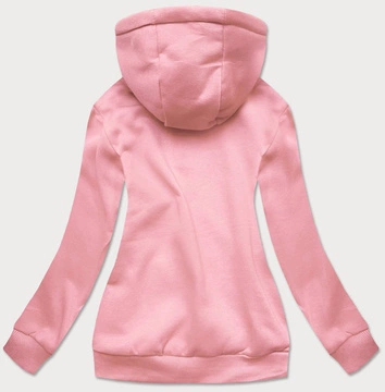 Damska bluza dresowa pudrowy róż (W02-38)