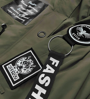 LEKKA DAMSKA PARKA ZIELONA (B9786-11)