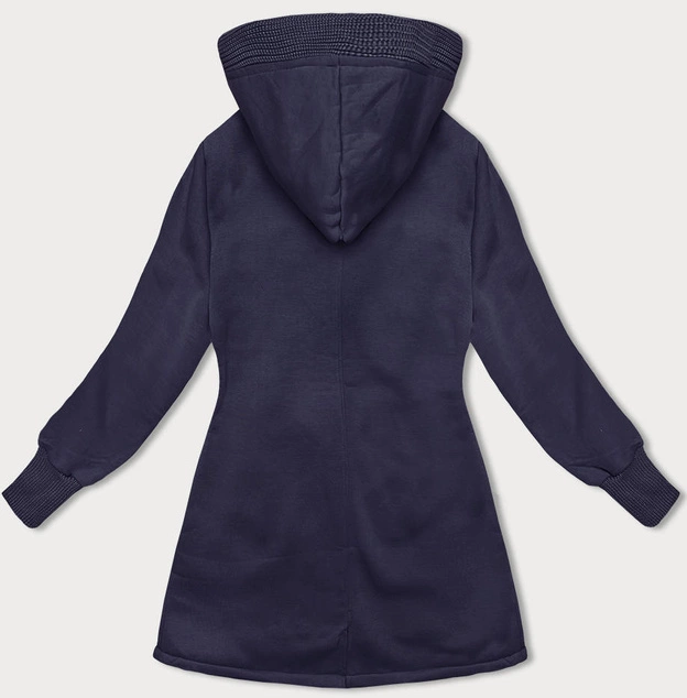 Długa bluza damska fioletowa (AMG-321A)