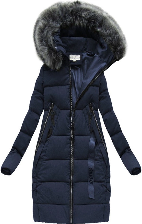 KURTKA ZIMOWA OVERSIZE GRANATOWA (718)