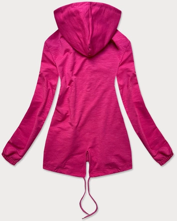 CIENKA BLUZA DAMSKA Z DŻETAMI RÓŻOWA (58199)