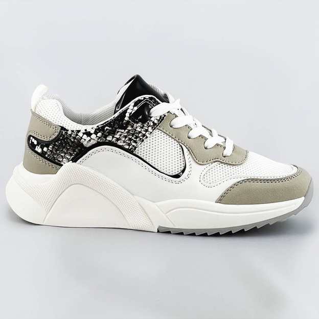 Sportowe buty damskie białe (6348)