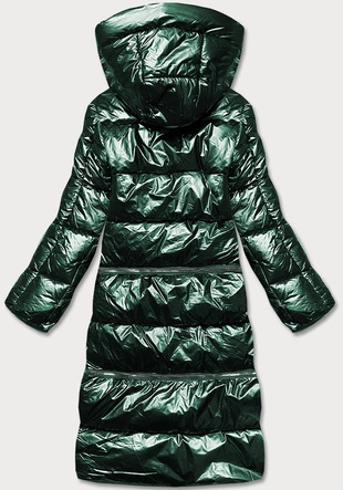 Kurtka zimowa damska trzy długości zielona (omdl-009)