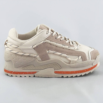 Damskie buty sportowe beżowe (s1115)