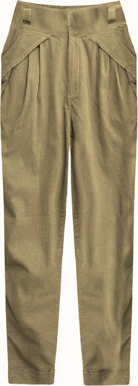 SPODNIE SZTRUKSOWE BEŻOWE (2218/1)