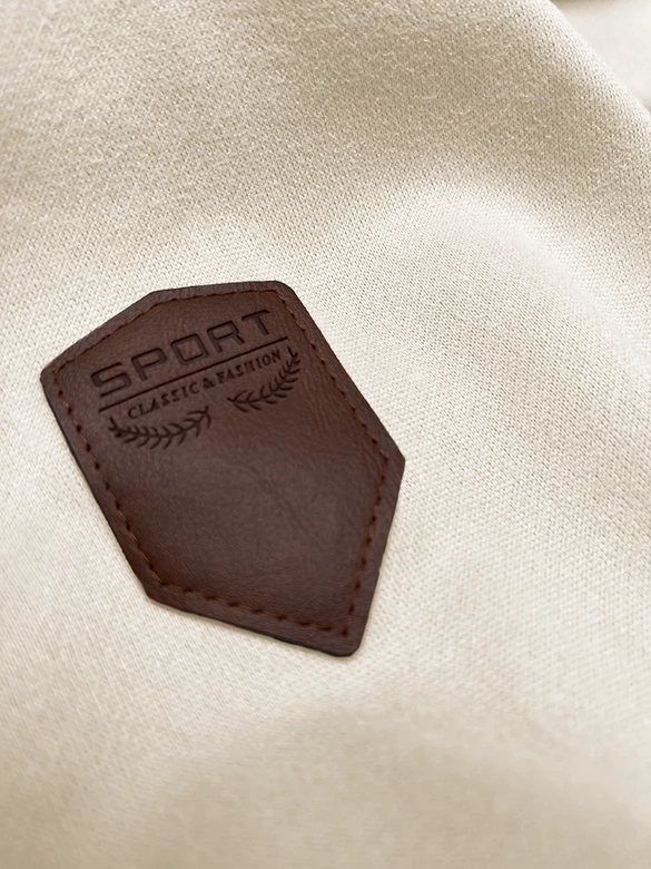 Damska bluza z kapturem beżowa (2301)