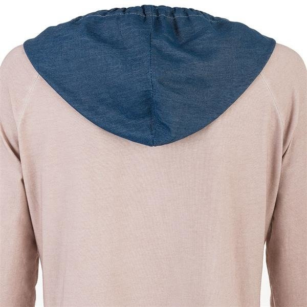 BLUZA Z BŁYSZCZĄCĄ RÓŻĄ BRUDNY RÓŻ (5092)