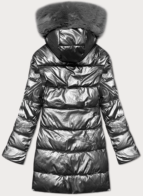 Damska zimowa kurtka S'west szara (B8165-70)