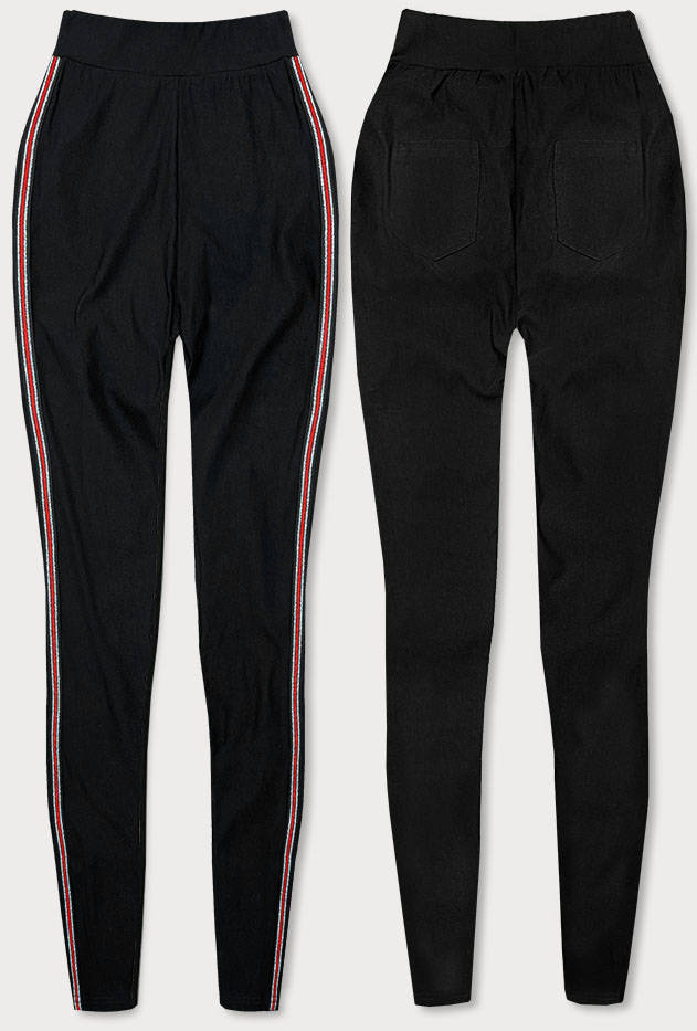 Legginsy z kieszeniami czarne (Q-73)