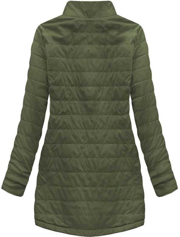 DWUSTRONNA PARKA Z KAPTUREM KHAKI (W0232BIG)
