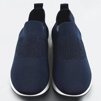 WSUWANE BUTY SPORTOWE DAMSKIE GRANATOWE (XA157)