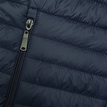 Cienka kamizelka damska ze stójką granatowa (16M9072-215)